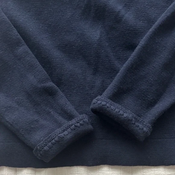 Sézane Betty Cardigan in Navy Crochet Size M - Picture 11 of 11
